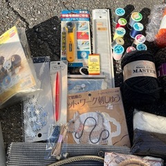 裁縫　毛糸　ハンドメイド　がま口の画像