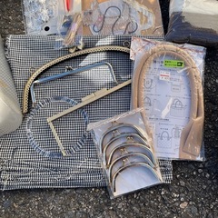 裁縫　毛糸　ハンドメイド　がま口の画像