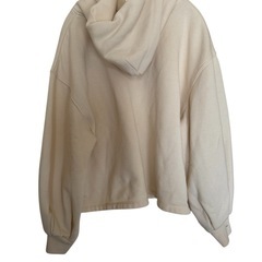 Earth アイボリー フード付きパーカー サイズFの画像