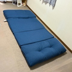 【3way 2人掛けソファーベッド 14段階リクライニング】美品*使用期間半年未満の画像