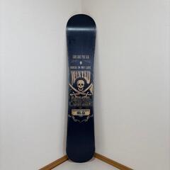 WANTED スノーボード スカルデザイン 151cmの画像