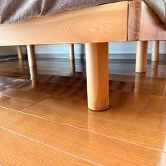 ダブルベット マットレス+フレームの画像