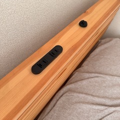 ダブルベット マットレス+フレームの画像