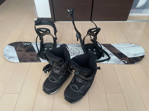 スノボー、バインディング、ブーツセット