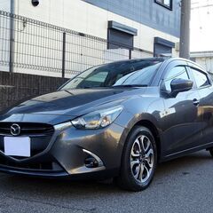 車検満タン 29年式 デミオ XDツーリングLパッケージ クリーンディーゼルターボ 衝突軽減ブレーキ ナビ フルセグTV Bluetooth バックカメラ スマートキー ハーフレザーシート シートヒーター クルコン LEDライト LEDフォグ ETCの画像