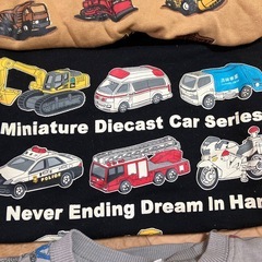 100トレーナー 車、ドクターイエロー、パトカー、消防車、ショベルカーの画像