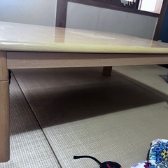 🉐足折り畳み可能コタツテーブルの画像