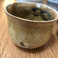 ハンドメイド　陶器湯呑みの画像
