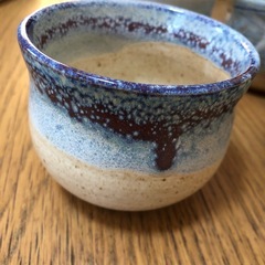 ハンドメイド　陶器湯呑みの画像