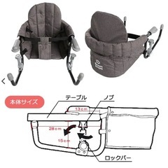 西松屋　ベビーチェアの画像