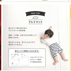 【決まりました】プレイマット　180×200  厚さ2㎝の画像