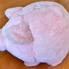 おっきなもふもふブタさんの貯金箱の画像