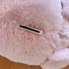 おっきなもふもふブタさんの貯金箱の画像