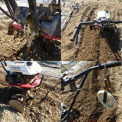 ホンダ　管理機　F201　畝たて　移動車輪付き　中古の画像