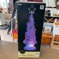 美原店 ニトリ テーブルツリー ホワイトロール　クリスマスツリーの画像