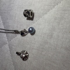 ペンダントヘッド3点&チェーンの画像