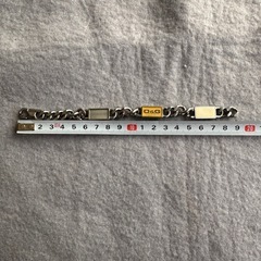 D&G チェーンブレスレット シルバー　男女兼用の画像