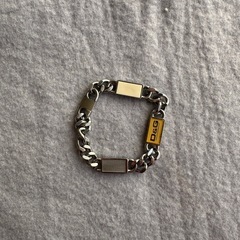 D&G チェーンブレスレット シルバー　男女兼用の画像