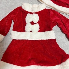 サンタの衣装　80-100サイズまで　男の子　女の子　クリスマス会の画像