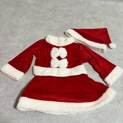 サンタの衣装　80-100サイズまで　男の子　女の子　クリスマス会の画像