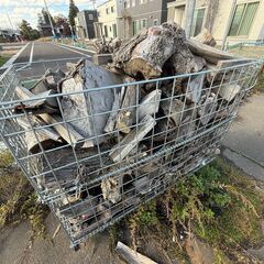 ◤◢◤薪などに 薪材・木材・古民家解体建築材 等の画像