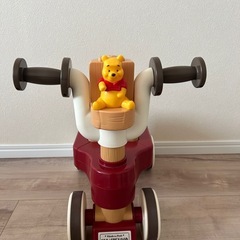 超美品　くまのプーさん おしゃべり ウォーカーライダーの画像