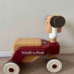 超美品　くまのプーさん おしゃべり ウォーカーライダーの画像