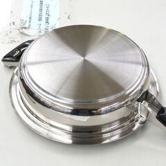 中古 フライパン メーカー不明 直径24cm 蓋付 1.8kg 片手鍋 札幌市 清田区 平岡の画像