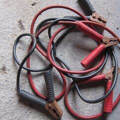 0円！ジャンプコード太い/細いタイプ2本　FETトラクション牽引ロープ　自宅引取限定 !の画像