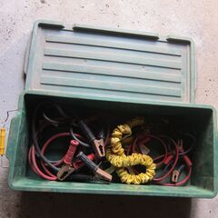 0円！ジャンプコード太い/細いタイプ2本　FETトラクション牽引ロープ　自宅引取限定 !の画像