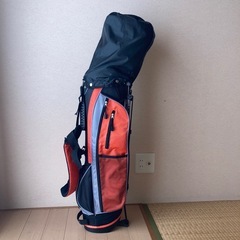 【左利き用】LANCER ジュニアクラブセット 黒/オレンジ 子供用の画像