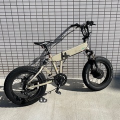 【中古】電動アシストFATBIKE「グランビート」　BMXハンドルバーの画像