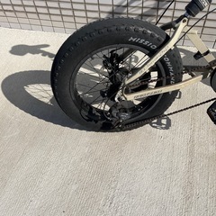 【中古】電動アシストFATBIKE「グランビート」　BMXハンドルバーの画像
