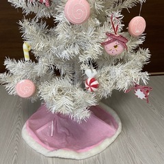 ホワイトクリスマスツリー　約110cmの画像