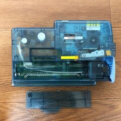 テプラTR TR07 ブルー キングジム ラベルライター Kingjim イラストタッチ外枠 漢字変換学習機能・印刷スムージング機能の画像