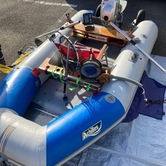 アキレスボート、ホンダ2馬力船外機の画像