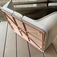 犬用トイレ ワイドサイズ　リッチェル お掃除簡単ステップ壁付トイレ アイボリー ワイドの画像