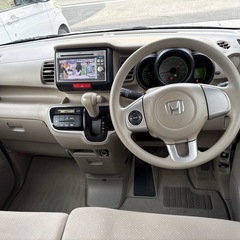 ①平成25年　ホンダ　N-BOXプラス　4WD  ナビ　テレビ　バックカメラ　車検令和9年11月の画像