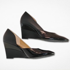 新品・未使用★CLUB DE SAKI　24cm　ブラック　パンプス　ハイヒールの画像