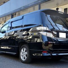 4WD 車検満タン ヴェルファイア 3.5V Lエディション 衝突軽減ブレーキ レーダークルーズ HDDナビ フルセグTV Bluetooth フリップダウンモニター バックモニター 両側パワスラ パワーバックドア ダブルサンルーフ 本革シート シートヒーター HID ETCの画像