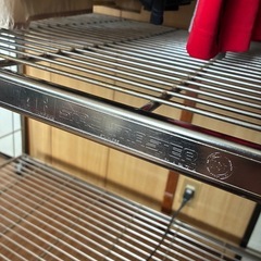 大きめ　キャスター付きステンレスラックの画像