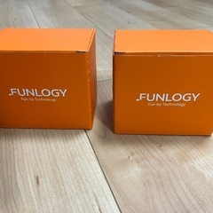 FUNLOGY ワイヤレススピーカー 青 黒 2個セットの画像