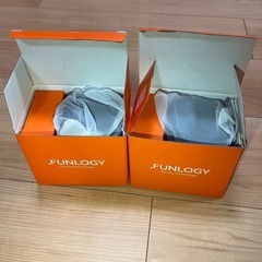 FUNLOGY ワイヤレススピーカー 青 黒 2個セットの画像