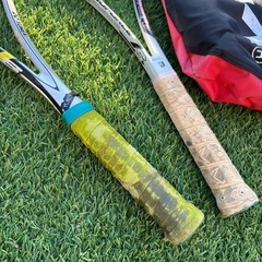 ソフトテニスラケット2本＋ラケットケース(取引中)の画像