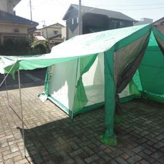 MIZUNOのテント（BLUE IN GREEN）の画像