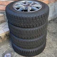 スタッドレスアルミセット　14インチ　ナンカン　24年製　1シーズン使用　の画像