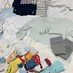 ベビー服大量60点以上まとめ売り　50〜60cmの画像