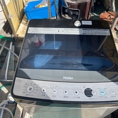 【リサイクルサービス八光】2018年製　ハイアール　JW-XP2C55E-XK 全自動洗濯機  ステンレスブラック [洗濯5.5kg /乾燥機能無 /上開き]の画像
