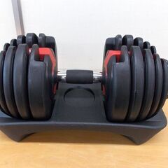 TOPFILM ダンベル 可変式 可変式ダンベル 2.5kg-24kg BLACK×RED JAPAN BRAND 札幌 西野店の画像