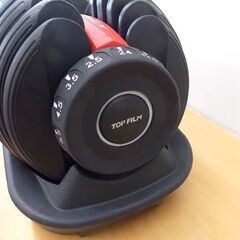TOPFILM ダンベル 可変式 可変式ダンベル 2.5kg-24kg BLACK×RED JAPAN BRAND 札幌 西野店の画像